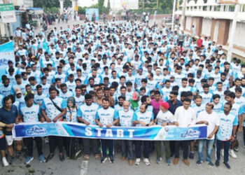 পদ্মা বাঁচাতে রাজশাহীতে ‘রান ফর পদ্মা’