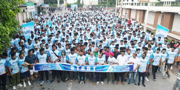 পদ্মা বাঁচাতে রাজশাহীতে ‘রান ফর পদ্মা’