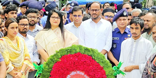জুলাই শহিদ দিবস ২০২৬ উপলক্ষে জুলাই গণঅভ্যুত্থানে সকল শহিদের প্রতি বিনম্র শ্রদ্ধাঞ্জলি নিবেদন