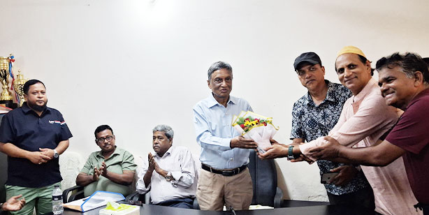 বাংলাদেশ আম্পায়ার এসোসিয়েশনের টাঙ্গাইল স্টেডিয়াম পরিদর্শন